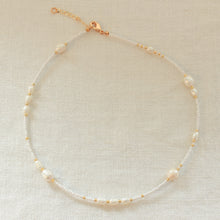 Load image into Gallery viewer, Beaded Pearl Layering Necklace