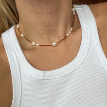 Load image into Gallery viewer, Beaded Pearl Layering Necklace