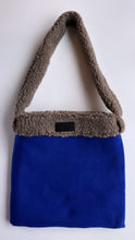 Load image into Gallery viewer, Taupe Sherpa Shoulder Bag
