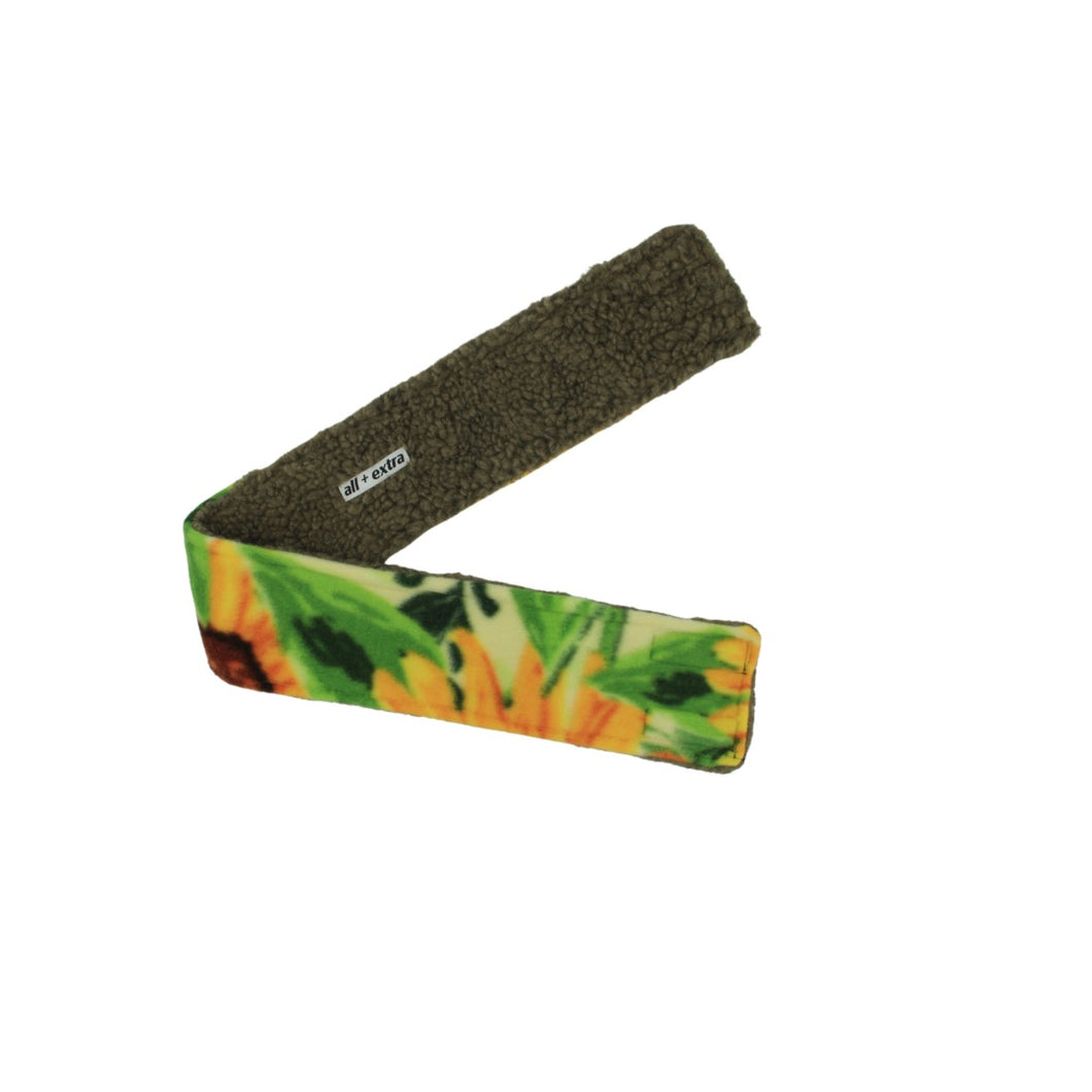 Sherpa/Sunflower Headband