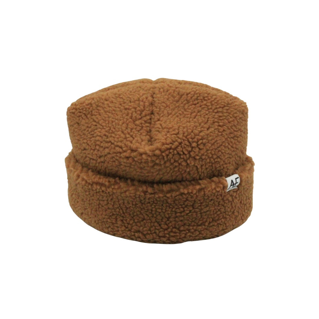 Khaki Sherpa Buster Beanie