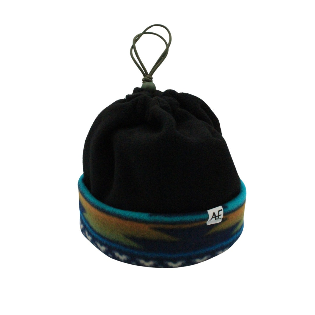 Black Aztec Cinch Hat