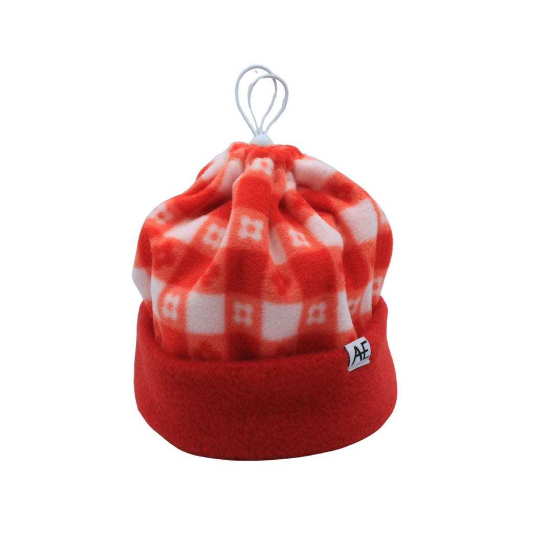 Red Gingham Cinch Hat