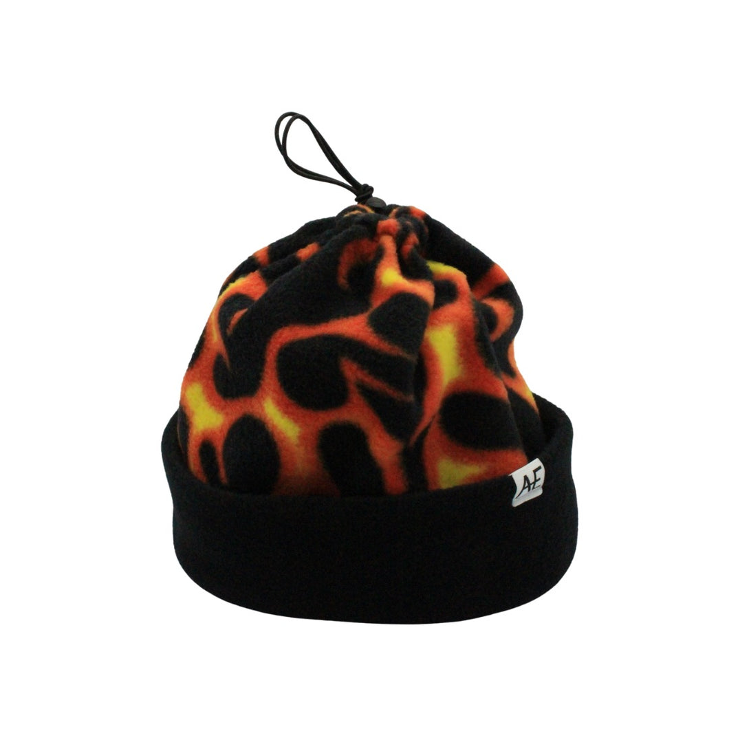 Black Flames Cinch Hat