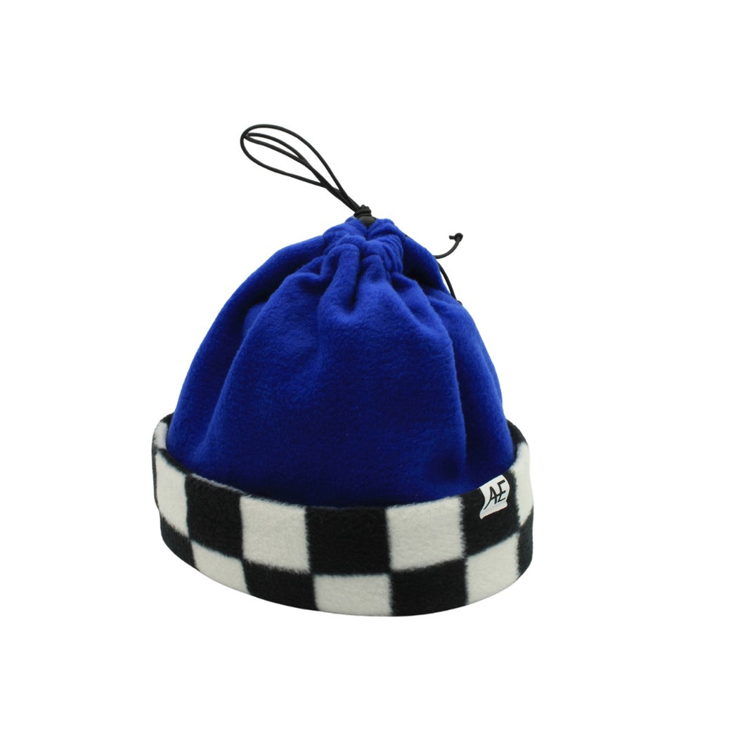 Cobalt Check Cinch Hat