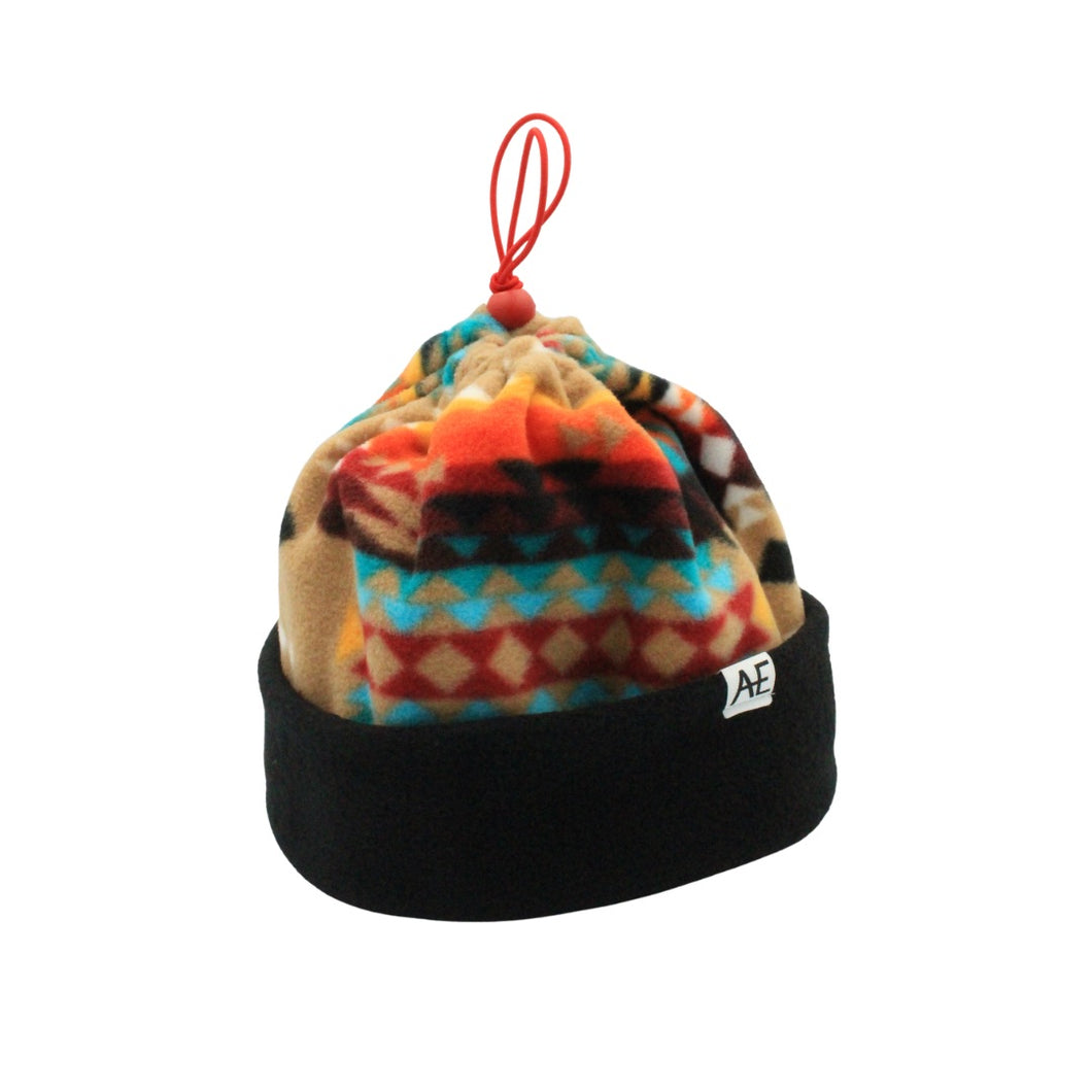 Black Aztec Cinch Hat