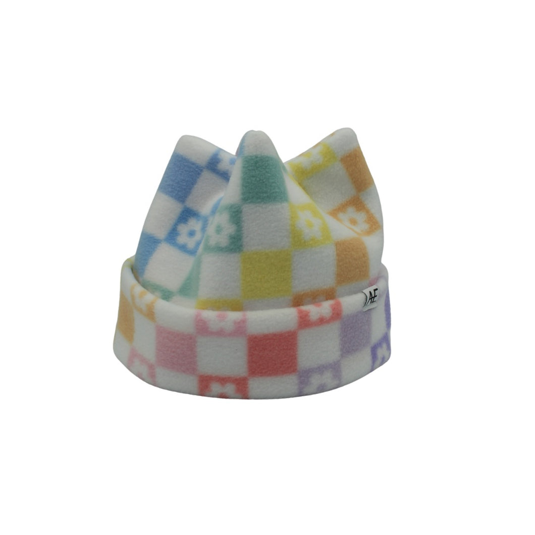 Floral Gingham Peak Throne