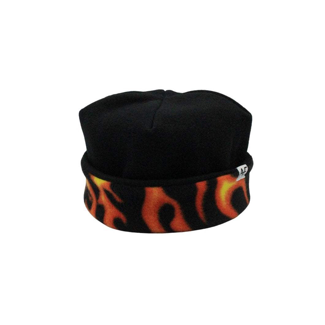 Black Flames Buster Beanie